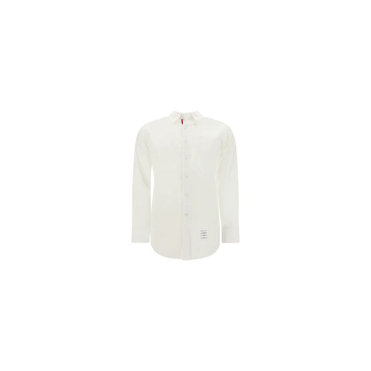 Thom Browne White Cotton Dress Shirt - ClickThatClicks 