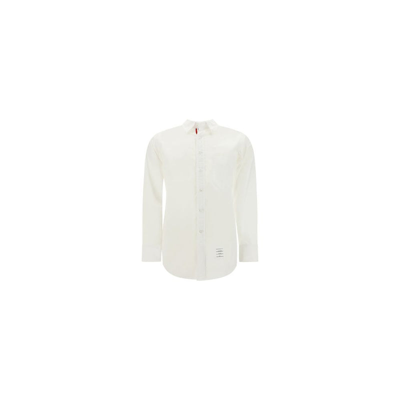 Thom Browne White Cotton Dress Shirt