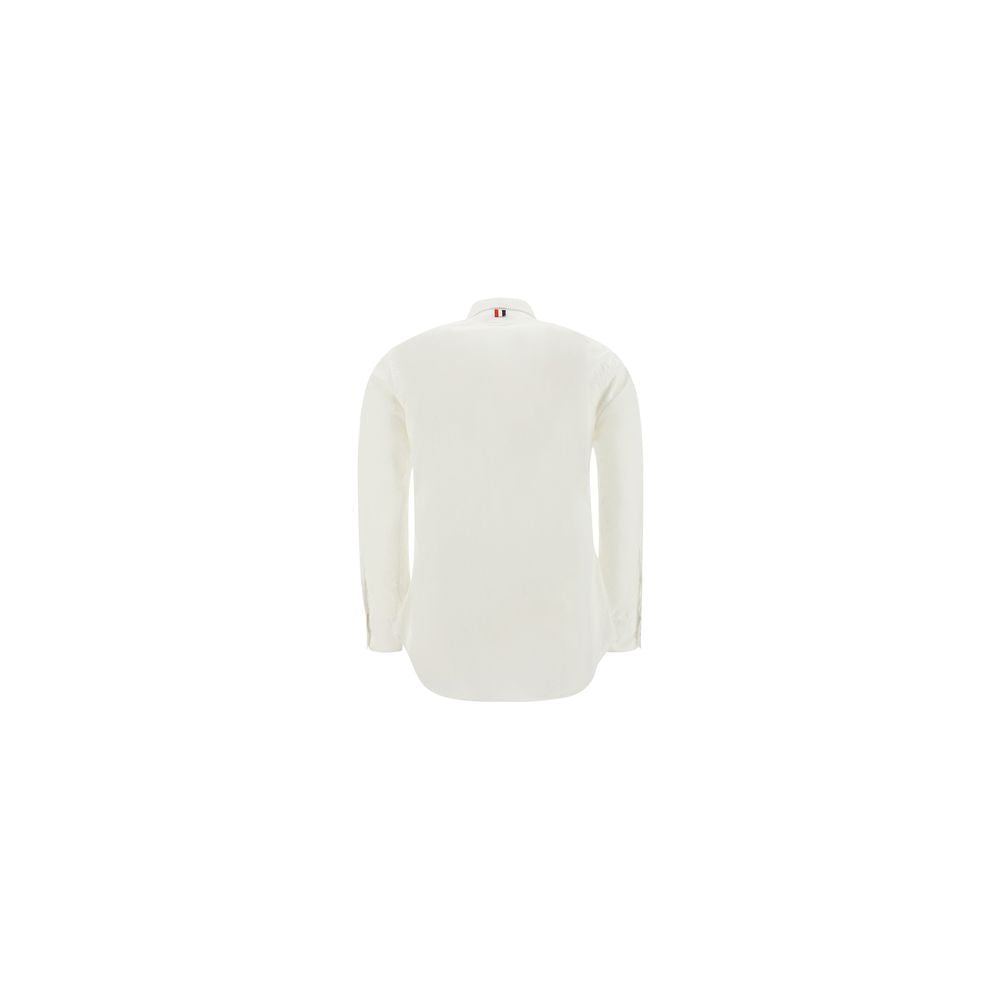 Thom Browne White Cotton Dress Shirt - ClickThatClicks 
