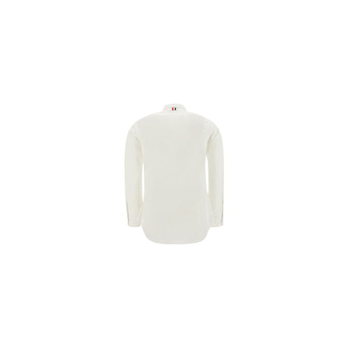 Thom Browne White Cotton Dress Shirt - ClickThatClicks 