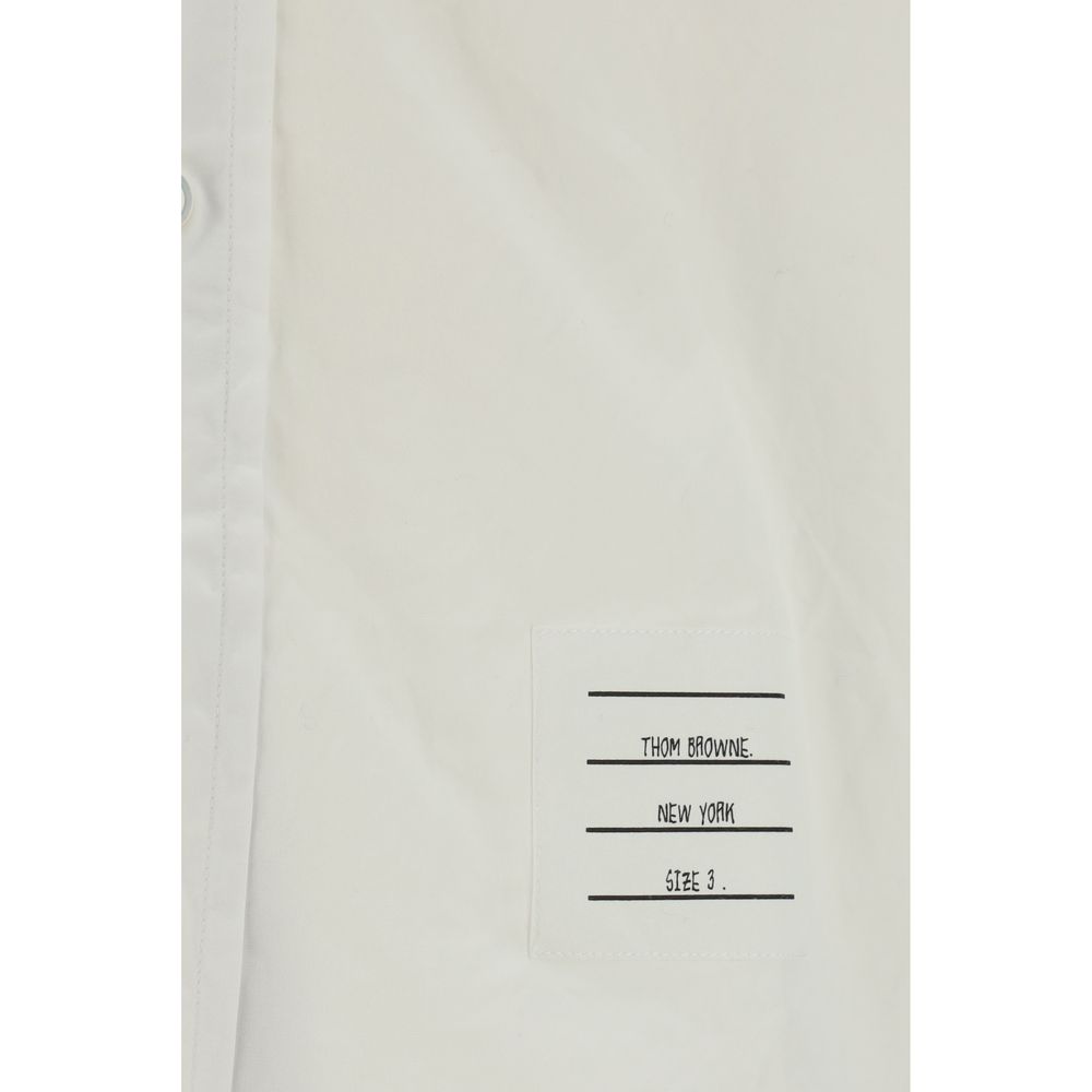 Thom Browne White Cotton Dress Shirt - ClickThatClicks 