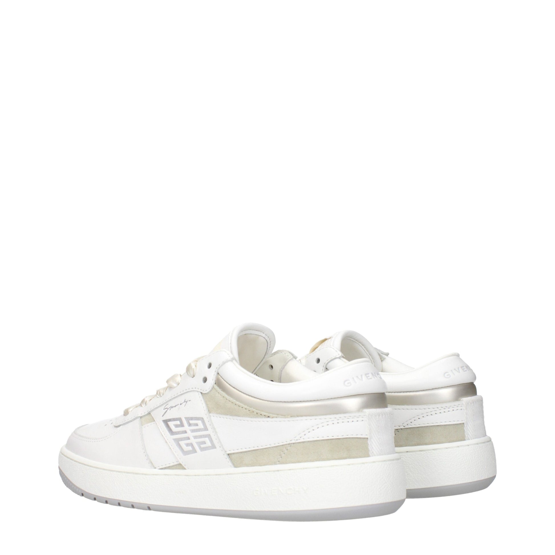 Givenchy White Leather Low Top Sneakers - ClickThatClicks 