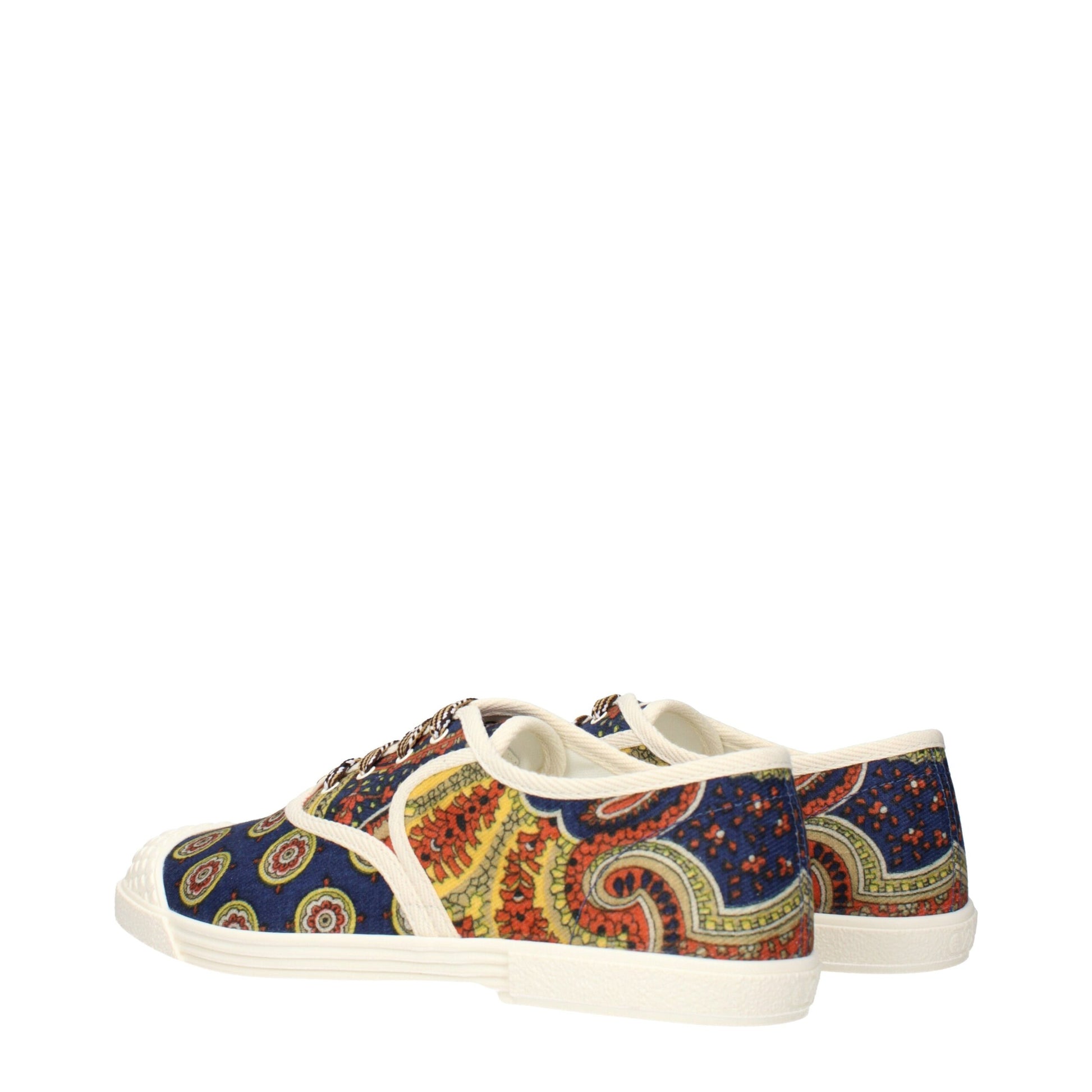 Valentino Garavani Multicolor Fabric Low Top Sneakers - ClickThatClicks 