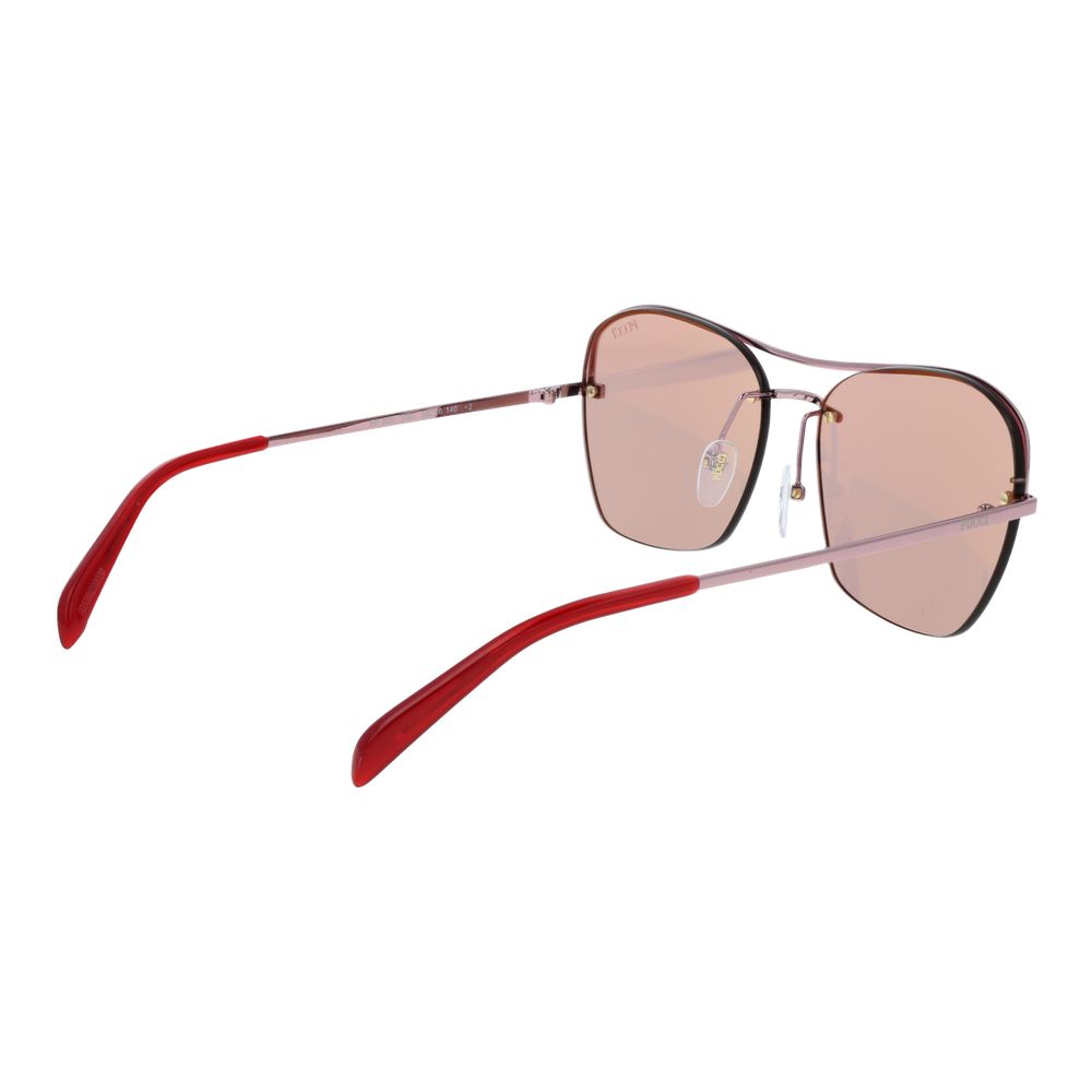 Emilio Pucci Rose Gold Metal Sunglasses - ClickThatClicks 