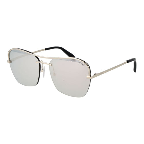 Emilio Pucci Silver Metal Sunglasses - ClickThatClicks 
