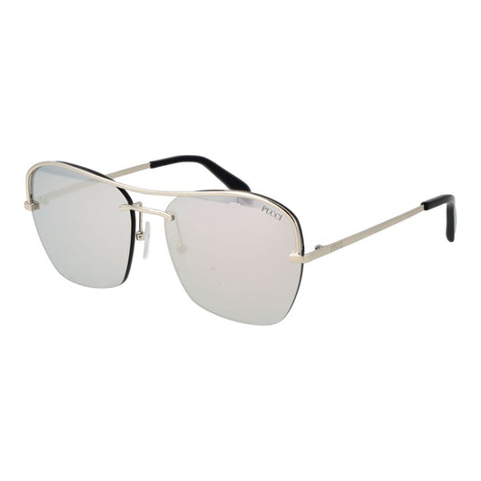 Emilio Pucci Silver Metal Sunglasses - ClickThatClicks 