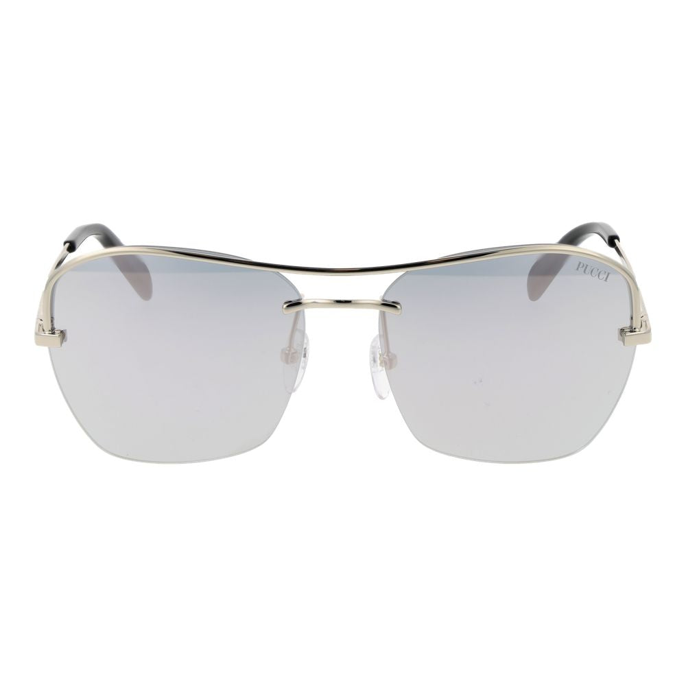 Emilio Pucci Silver Metal Sunglasses - ClickThatClicks 