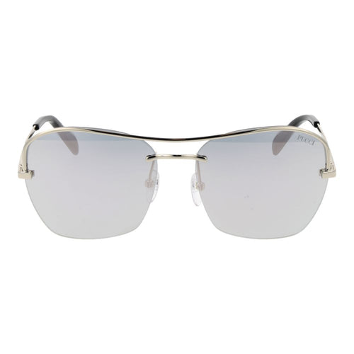 Emilio Pucci Silver Metal Sunglasses - ClickThatClicks 