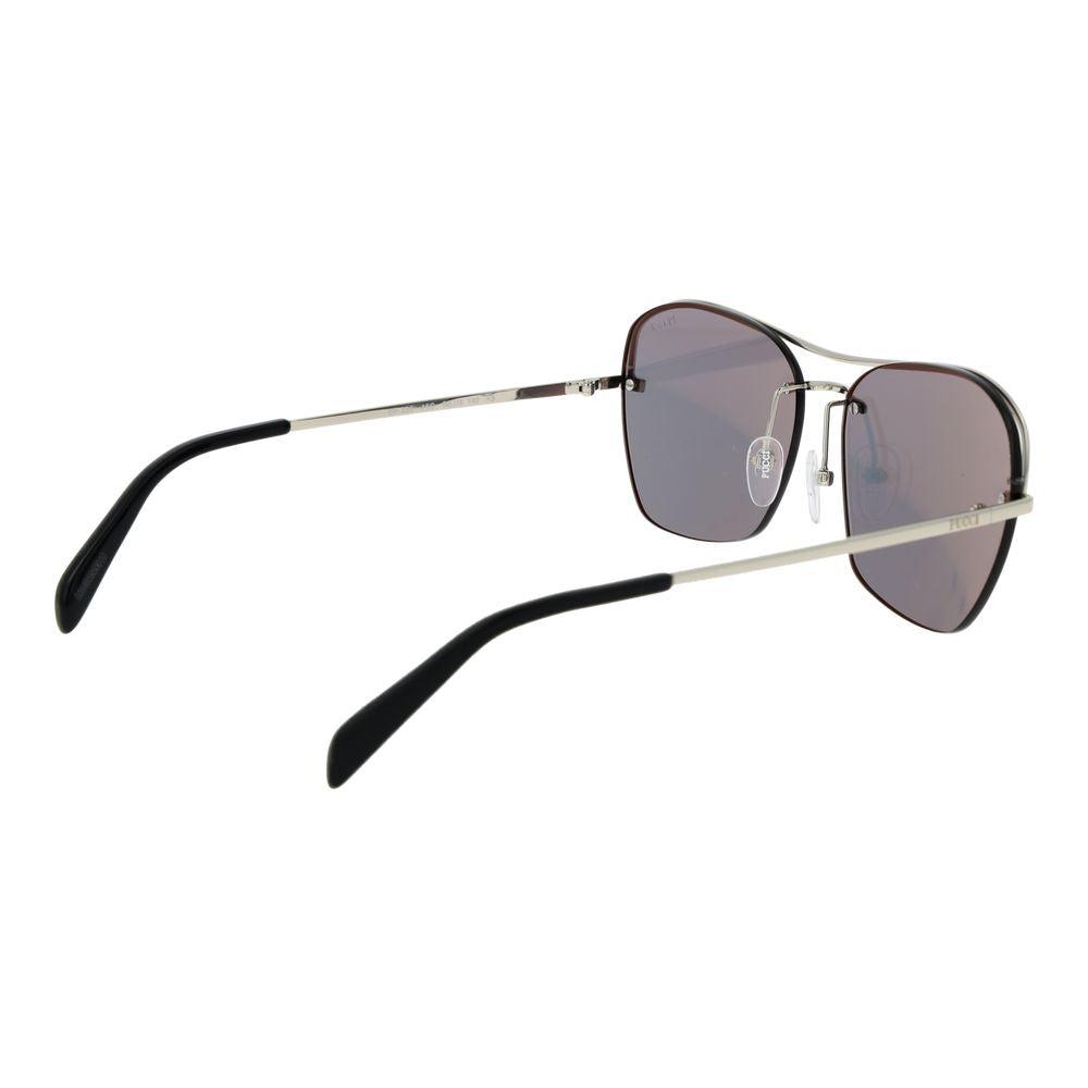 Emilio Pucci Silver Metal Sunglasses - ClickThatClicks 