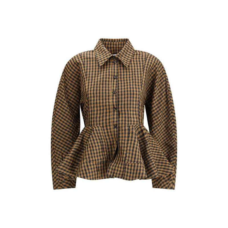 Ganni Multicolor Polyester Blouse