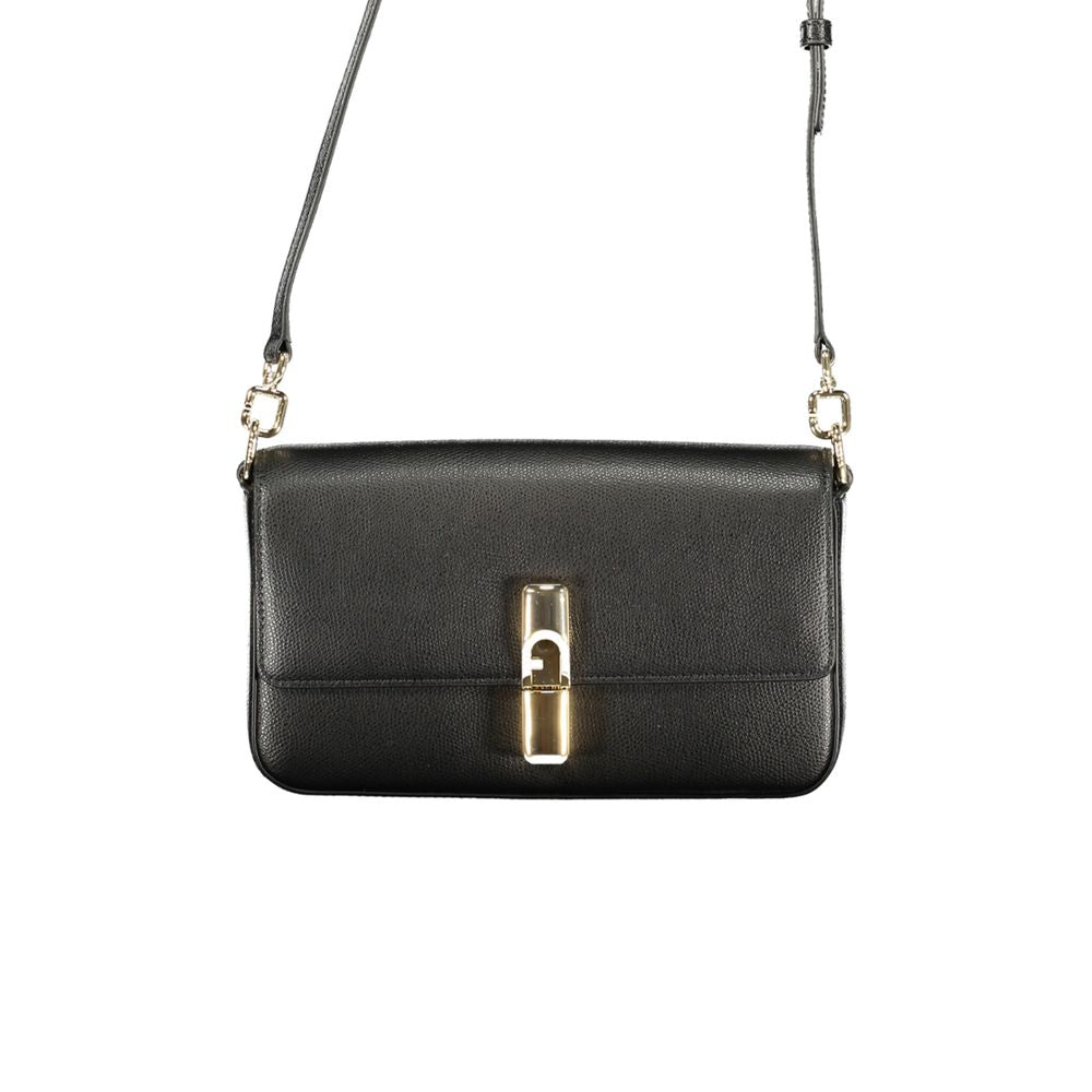 Furla Nero Leather Women Handbag - ClickThatClicks 