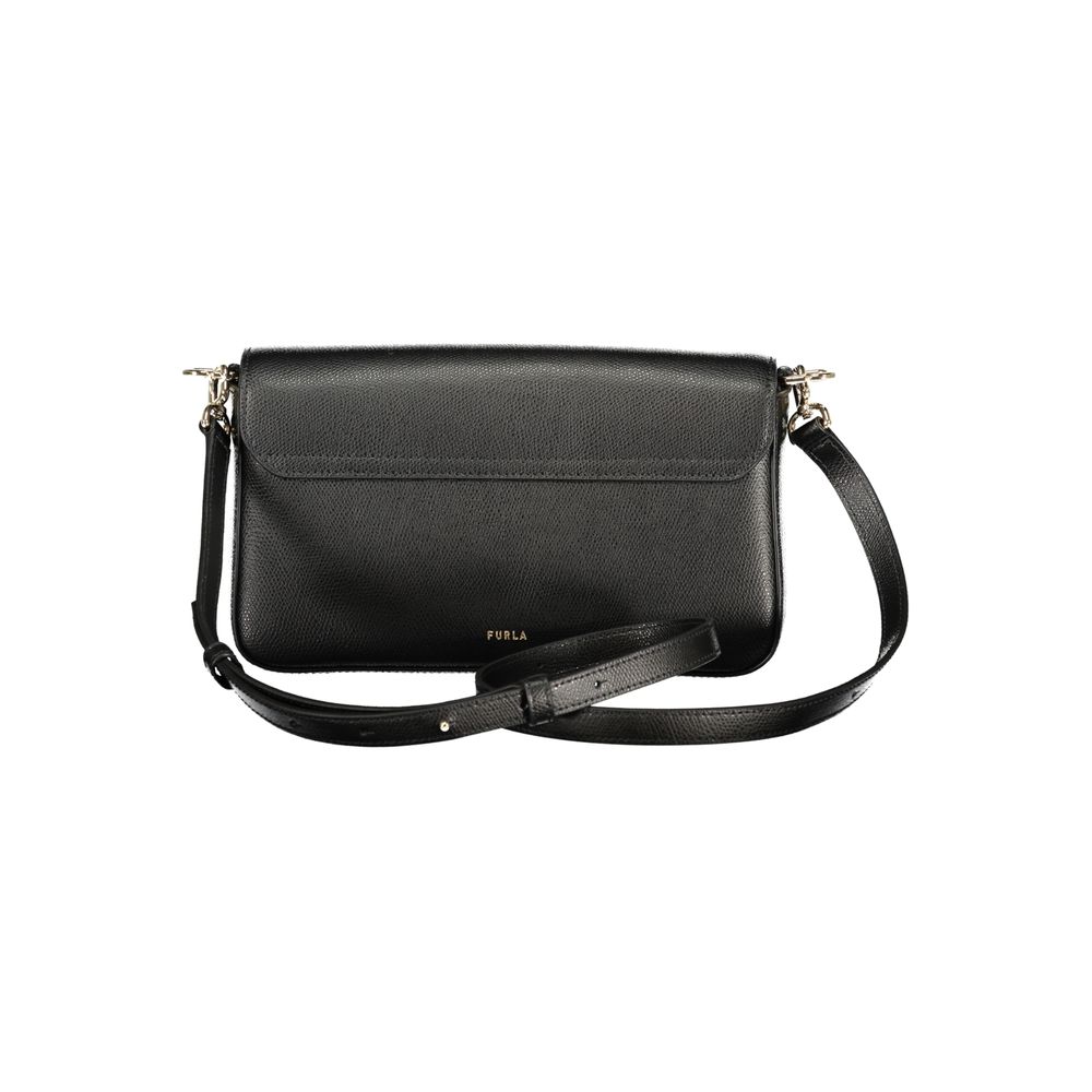 Furla Nero Leather Women Handbag - ClickThatClicks 