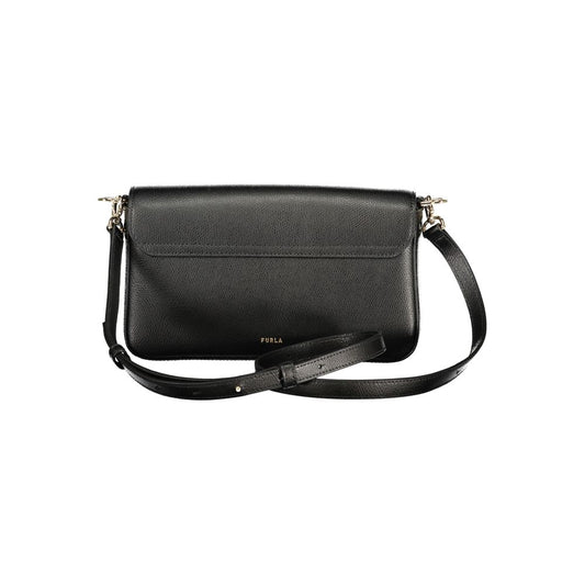 Furla Nero Leather Women Handbag - ClickThatClicks 