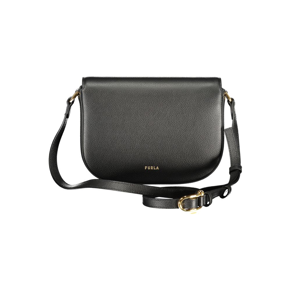 Furla Nero Leather Woman Crossbody - ClickThatClicks 