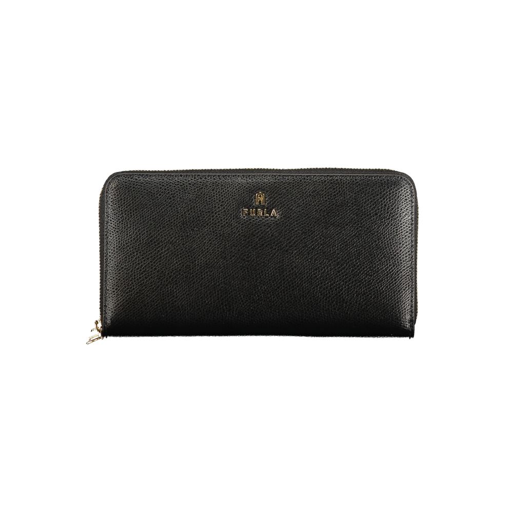 Furla Nero Leather Women Wallet - ClickThatClicks 