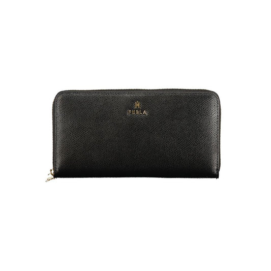 Furla Nero Leather Women Wallet - ClickThatClicks 