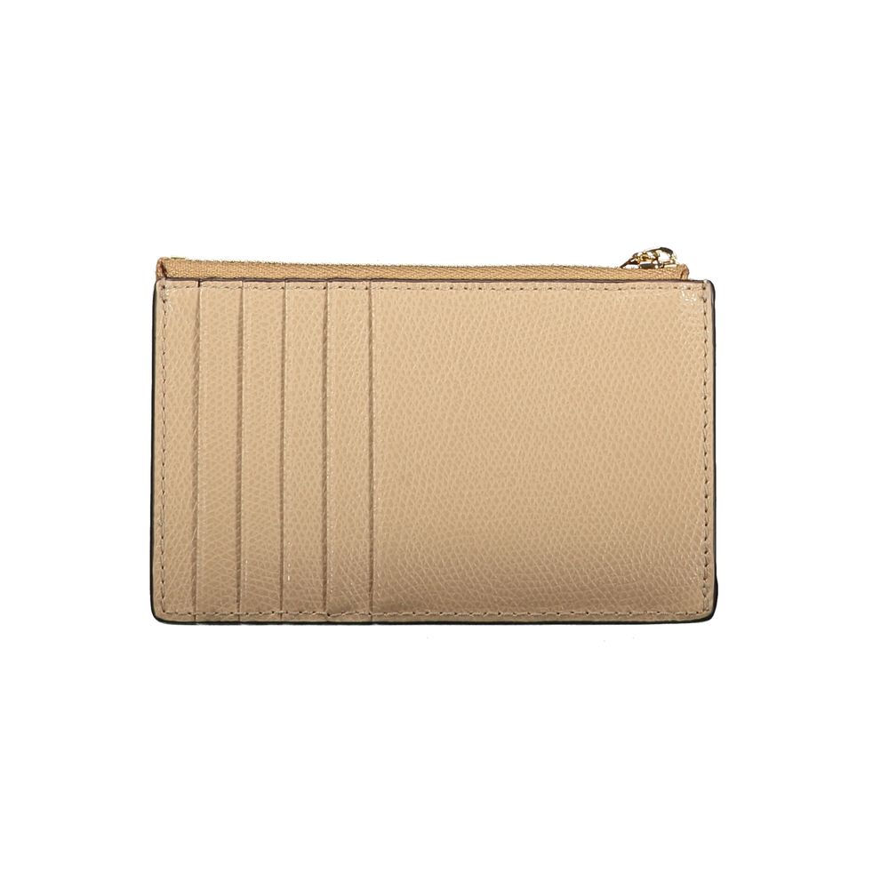 Furla Beige Leather Women Wallet - ClickThatClicks 