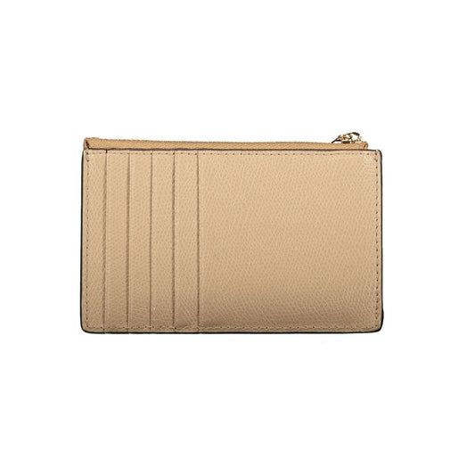 Furla Beige Leather Women Wallet - ClickThatClicks 