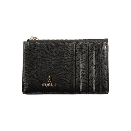 Furla Black Leather Women Wallet - ClickThatClicks 