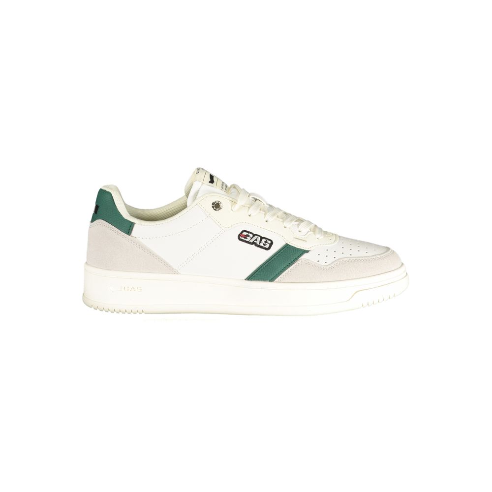Gas White Polyurethane Men Sneaker