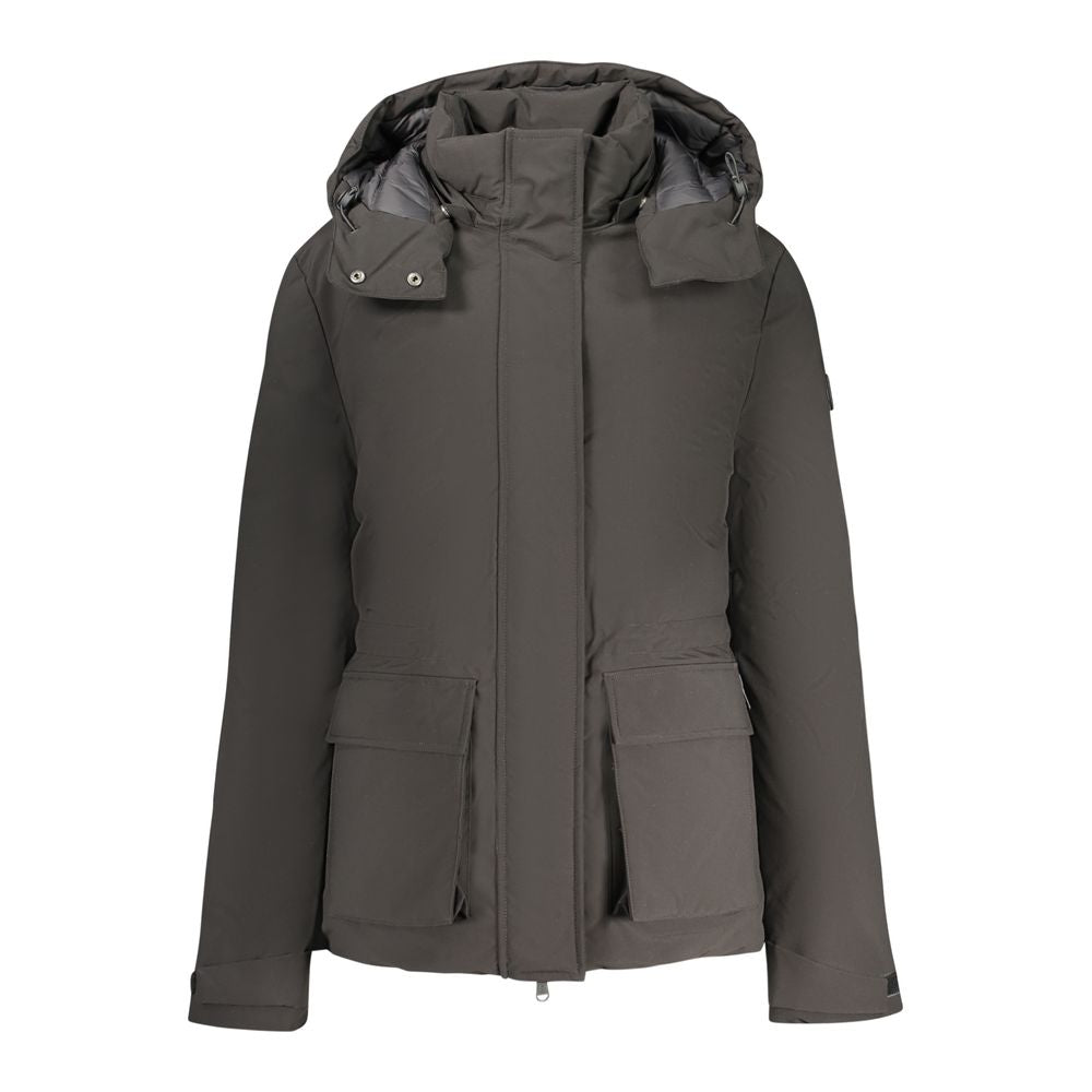 North Sails Black Polyester Women's Parka Jacket