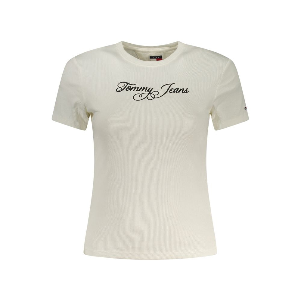 Tommy Hilfiger White Cotton Women's T-Shirt