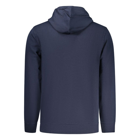 Tommy Hilfiger Blue Cotton Men Hoodie - ClickThatClicks 