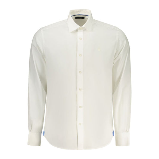 North Sails White Cotton Men's Shirt - ClickThatClicks 