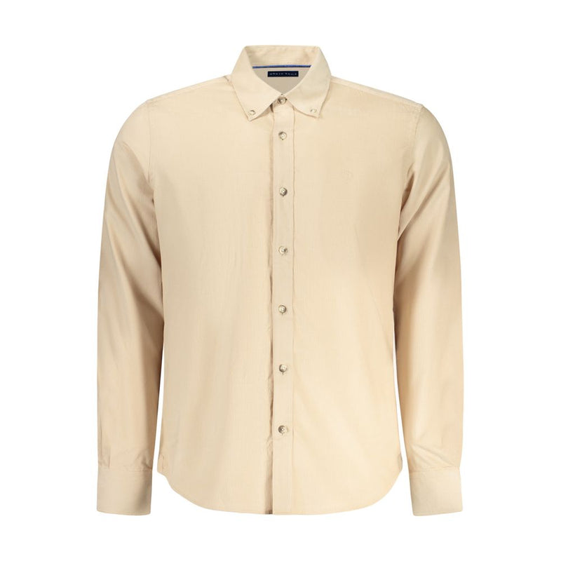 North Sails Beige Cotton Men Shirt