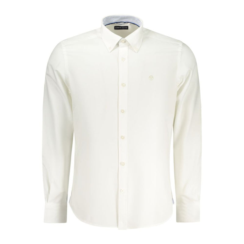 North Sails White Cotton Men Shirt