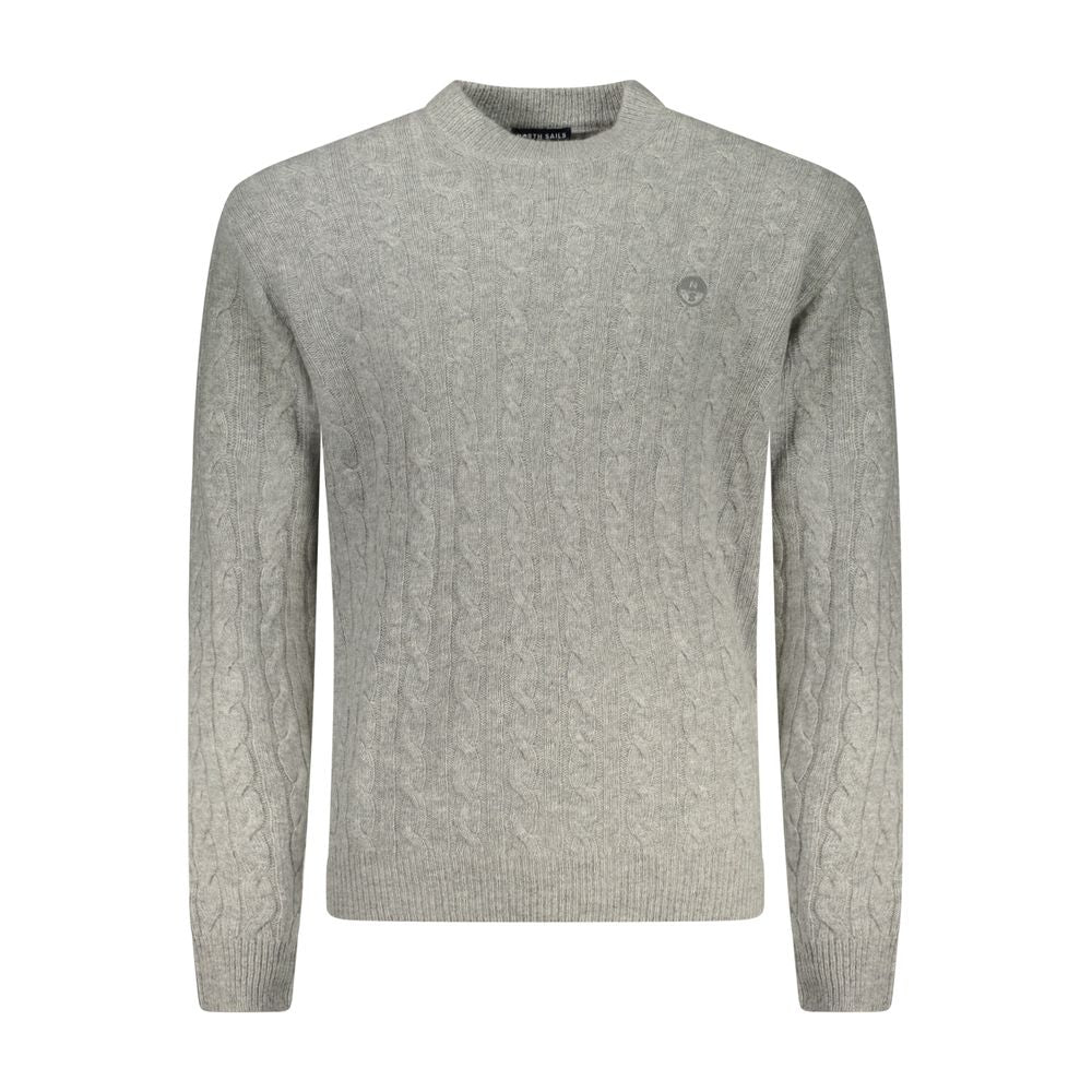 North Sails Grigio Poliammide Men Sweater - ClickThatClicks 