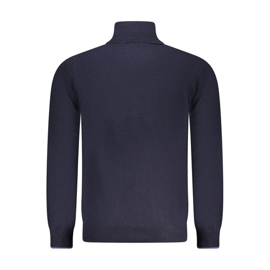 North Sails Blue Polyamide Men's Sweater - ClickThatClicks 