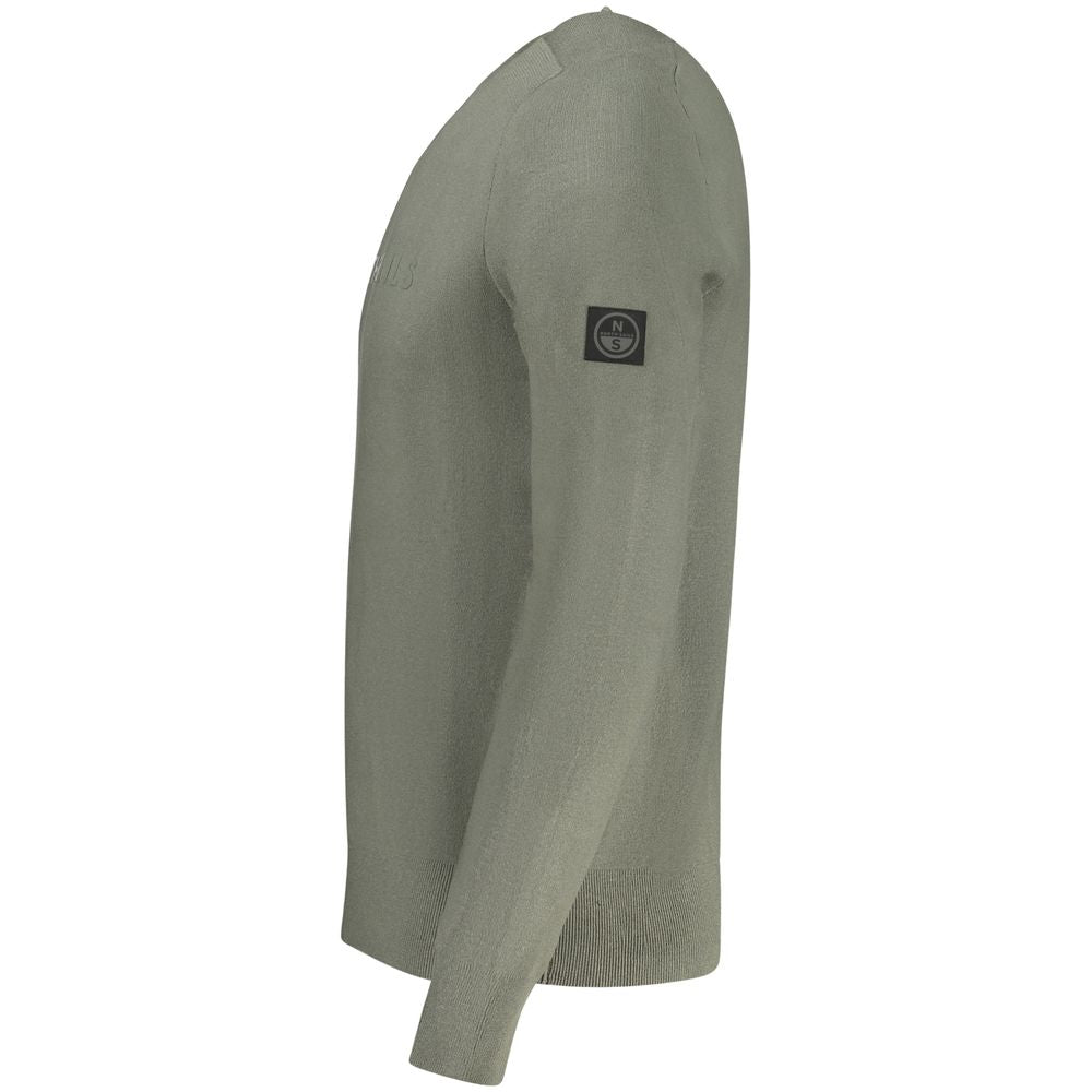 North Sails Verde Viscosa Men Sweater - ClickThatClicks 
