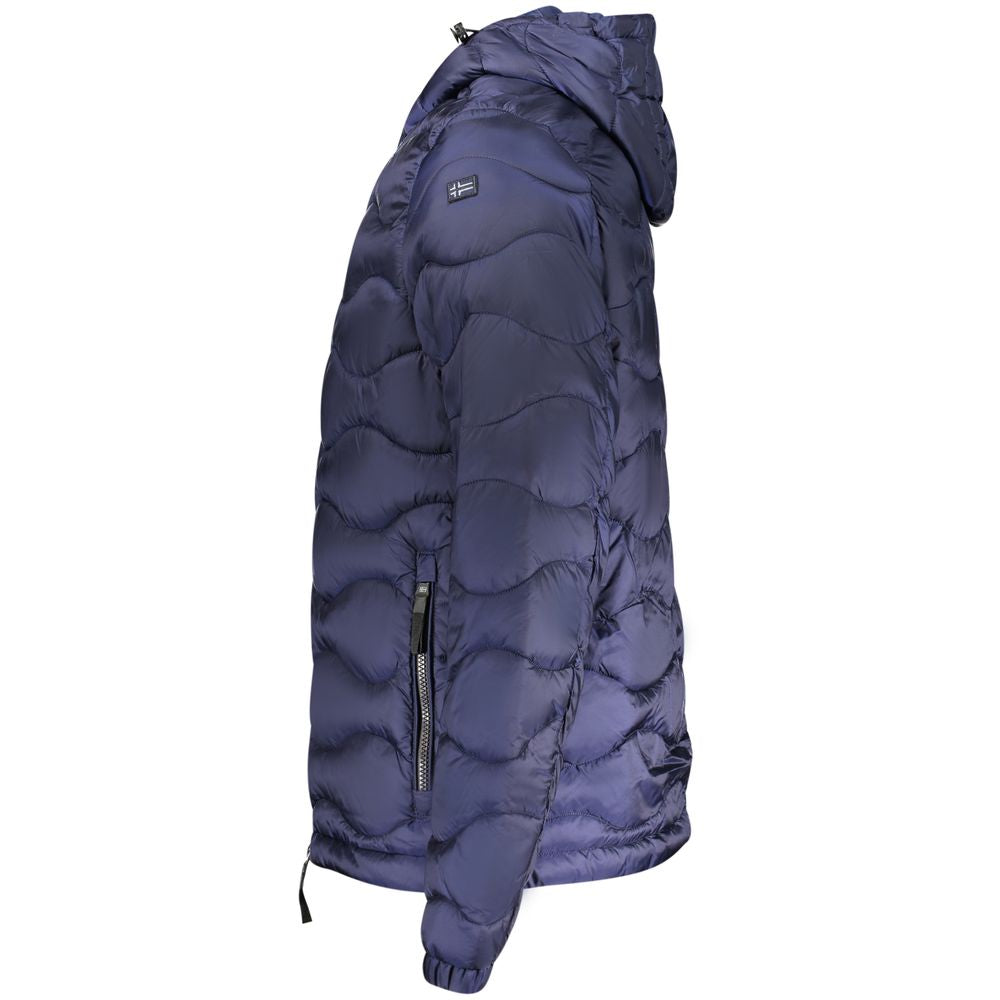 Norway 1963 Blue Polyamide Men's Jacket - ClickThatClicks 
