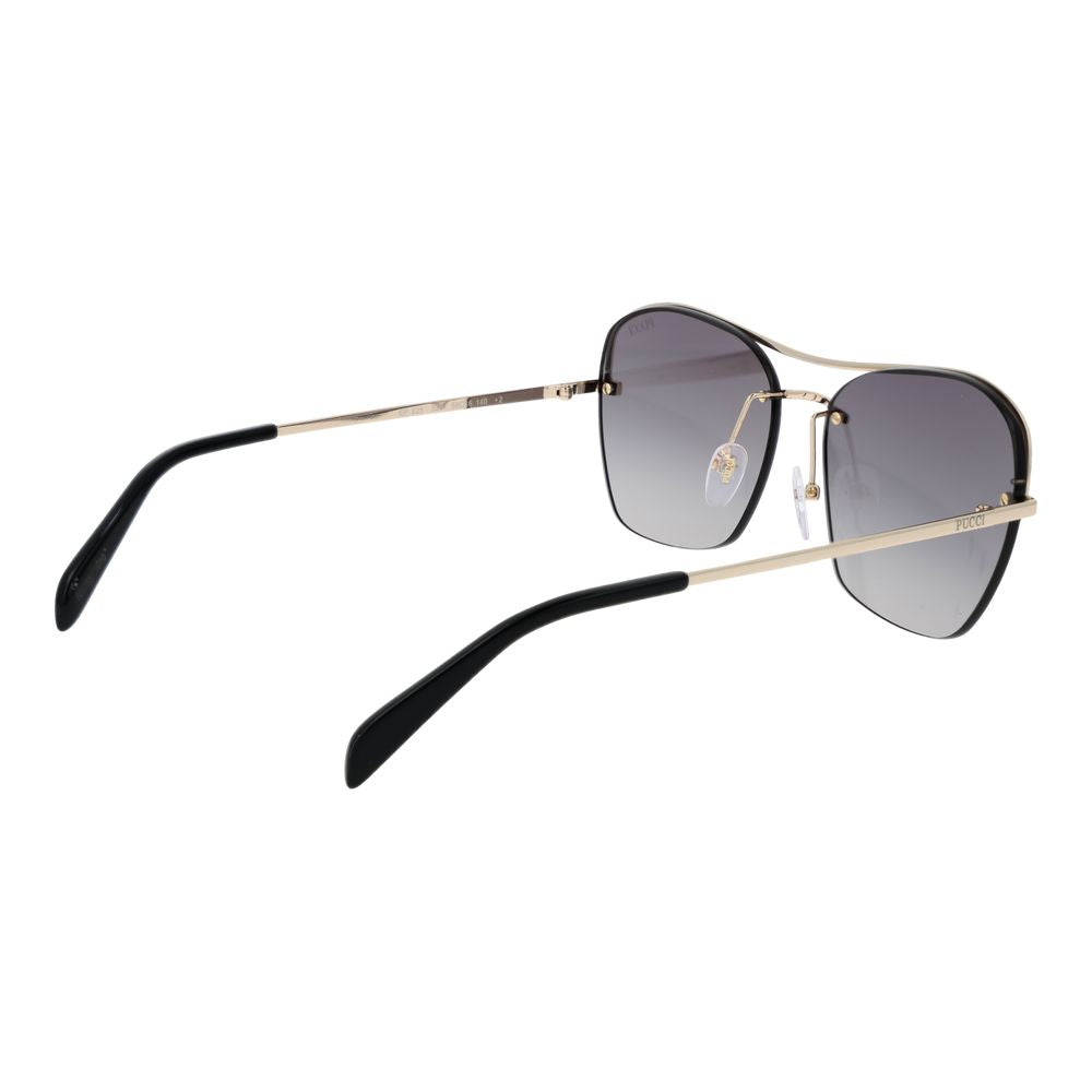 Emilio Pucci Gold Metal Sunglasses - ClickThatClicks 