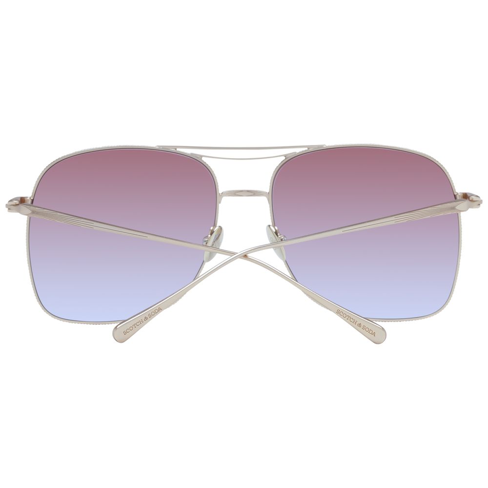 Scotch & Soda Gold Stainless Steel Sunglasses - ClickThatClicks 