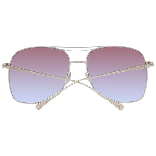 Scotch & Soda Gold Stainless Steel Sunglasses - ClickThatClicks 