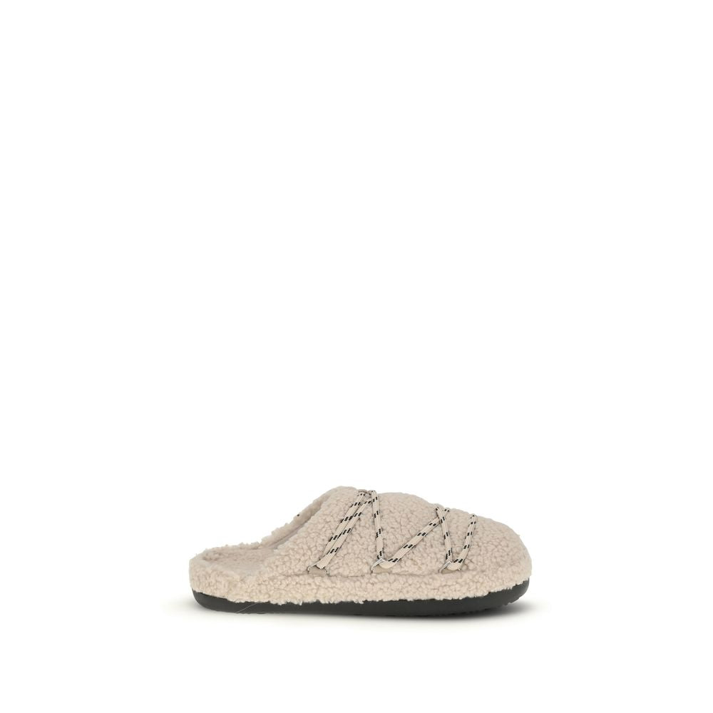 Moon Boot Beige Polyamide Flats - ClickThatClicks 