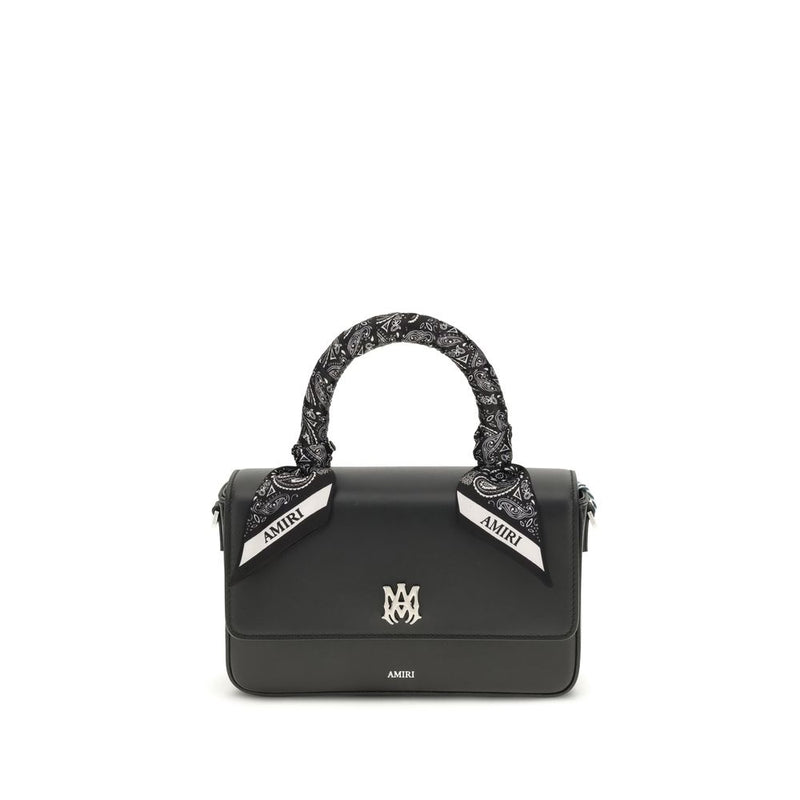Amiri Black Calf Leather Bos Taurus Shoulder Bag
