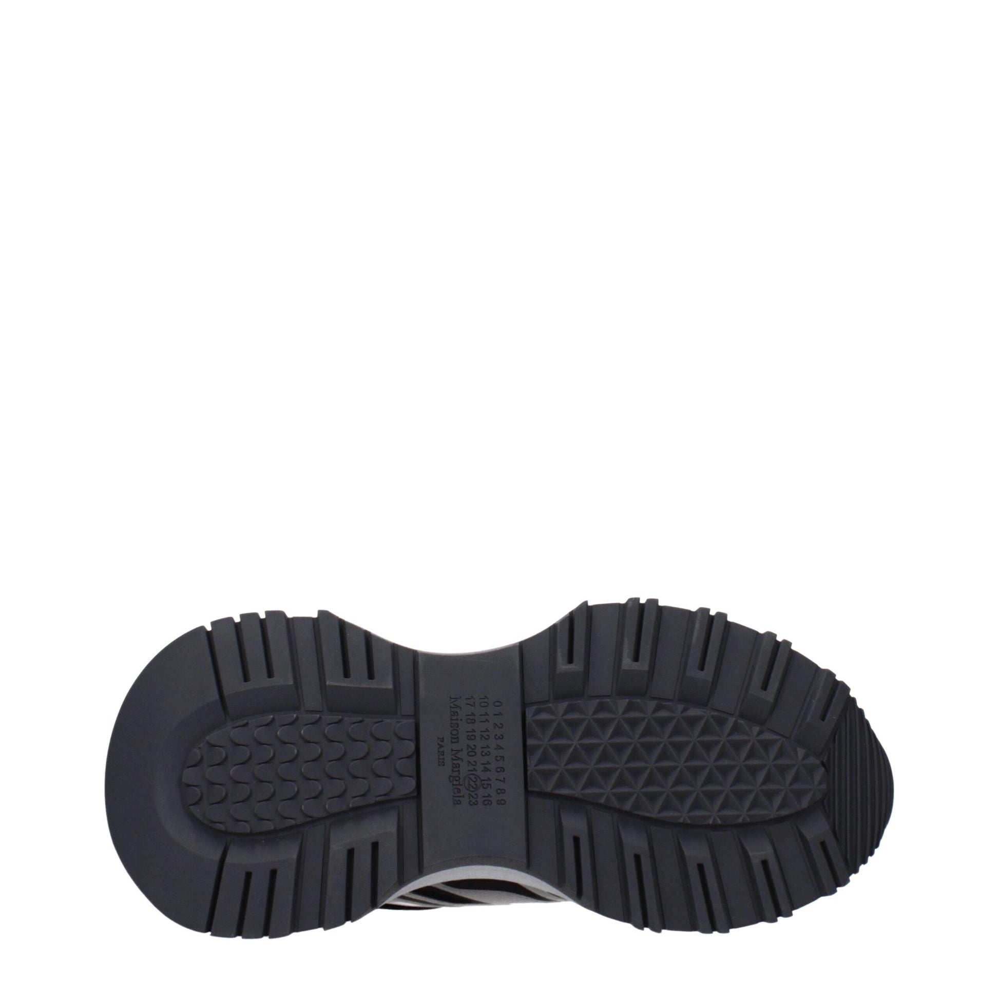 Maison Margiela Black Fabric Athletic Sneakers - ClickThatClicks 