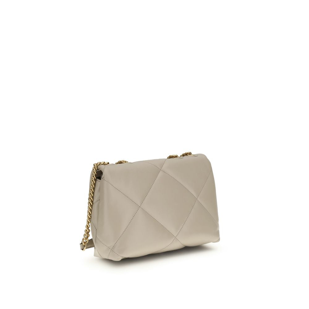 Tory Burch Beige Lamb Ovis Aries Aries Shoulder Bag - ClickThatClicks 