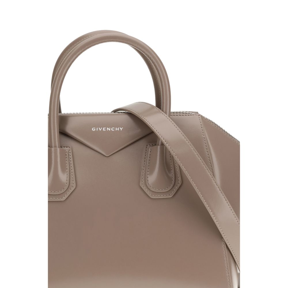 Givenchy Gray Calf Leather Bos Taurus Shoulder Bag - ClickThatClicks 