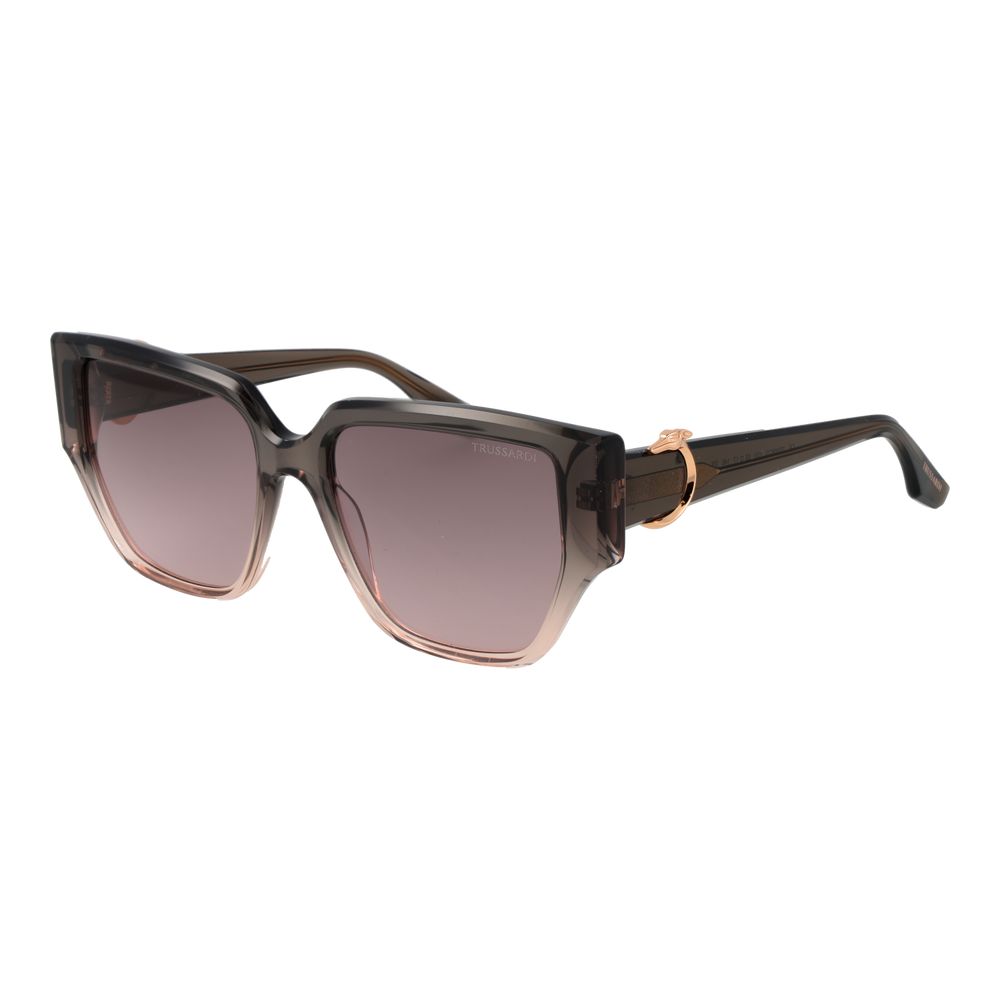 Trussardi Gray Acetate Sunglasses