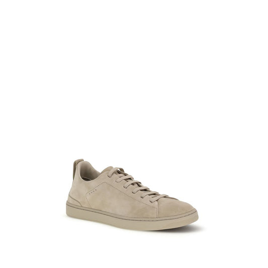Church's Gray Calf Leather Bos Taurus Low Top Sneakers - ClickThatClicks 