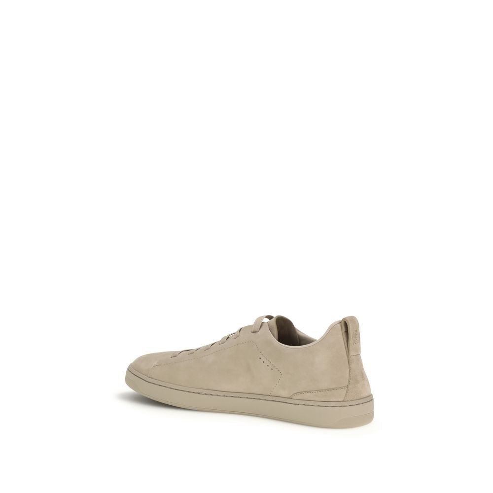 Church's Gray Calf Leather Bos Taurus Low Top Sneakers - ClickThatClicks 