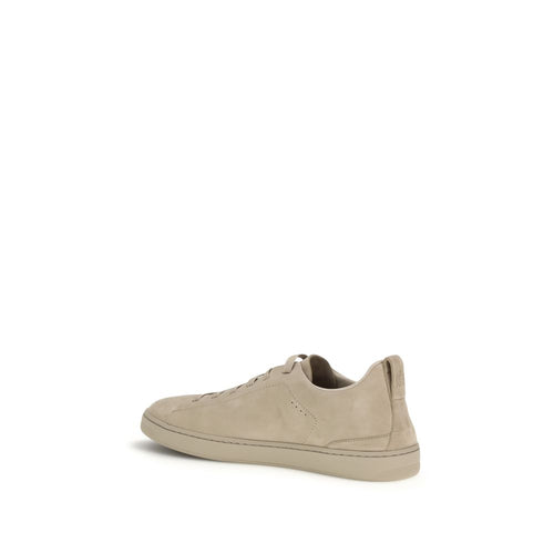 Church's Gray Calf Leather Bos Taurus Low Top Sneakers - ClickThatClicks 