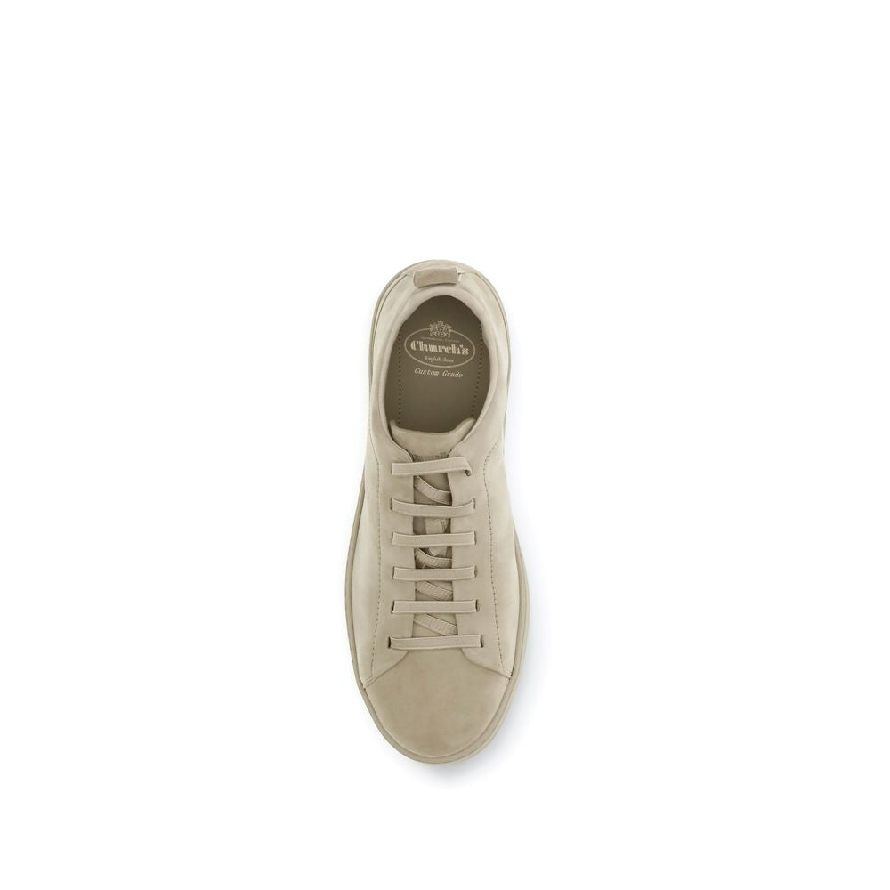 Church's Gray Calf Leather Bos Taurus Low Top Sneakers - ClickThatClicks 