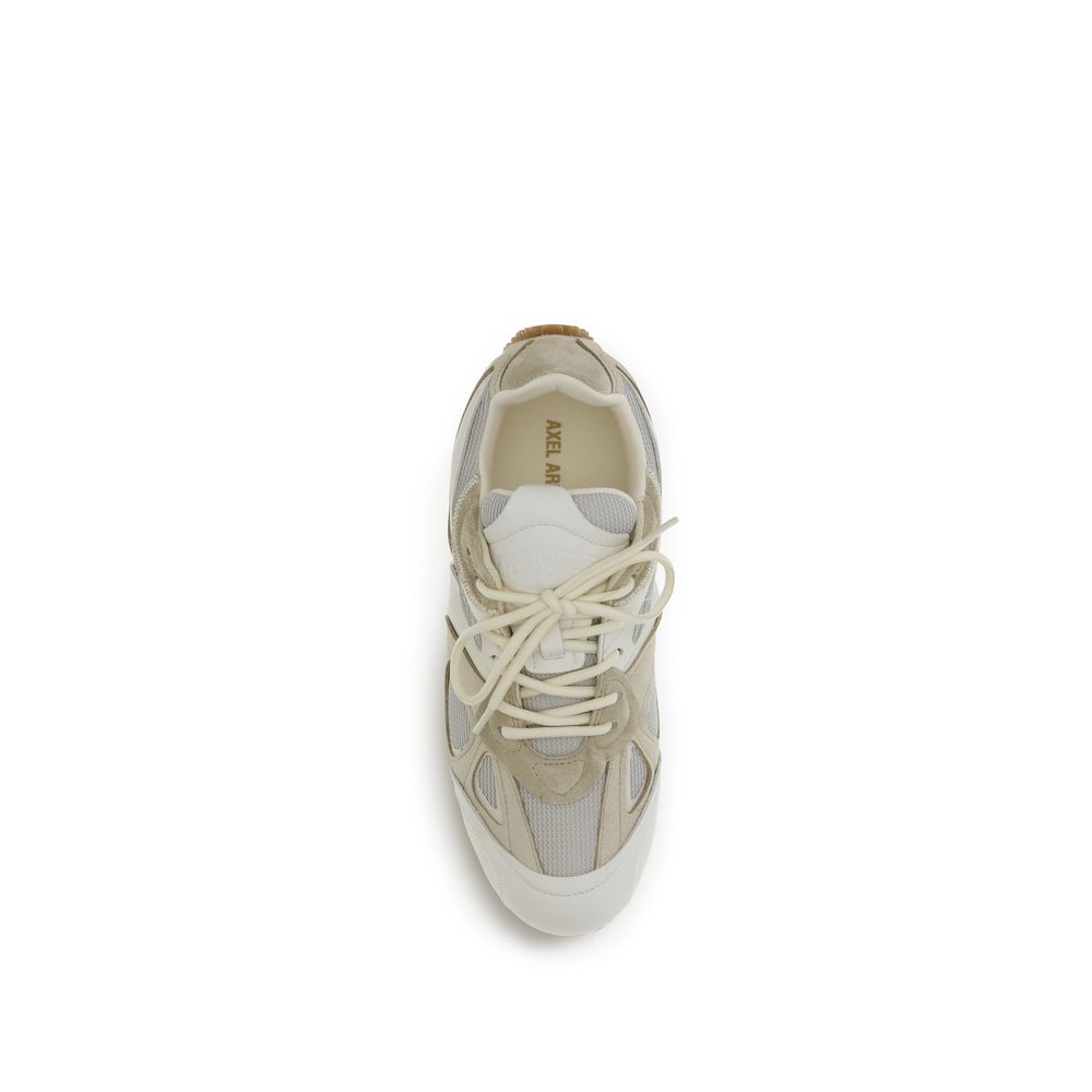 Axel Arigato Beige Calf Leather Bos Taurus Low Top Sneakers - ClickThatClicks 