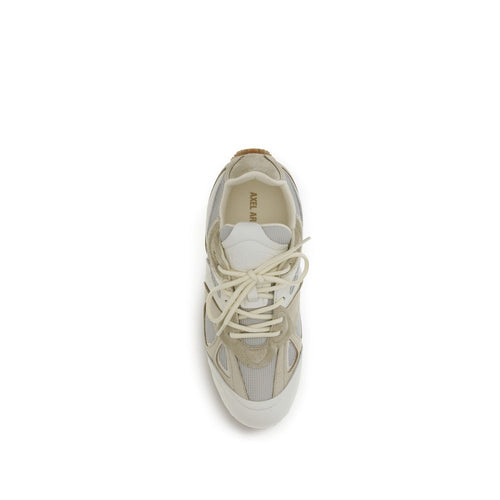 Axel Arigato Beige Calf Leather Bos Taurus Low Top Sneakers - ClickThatClicks 