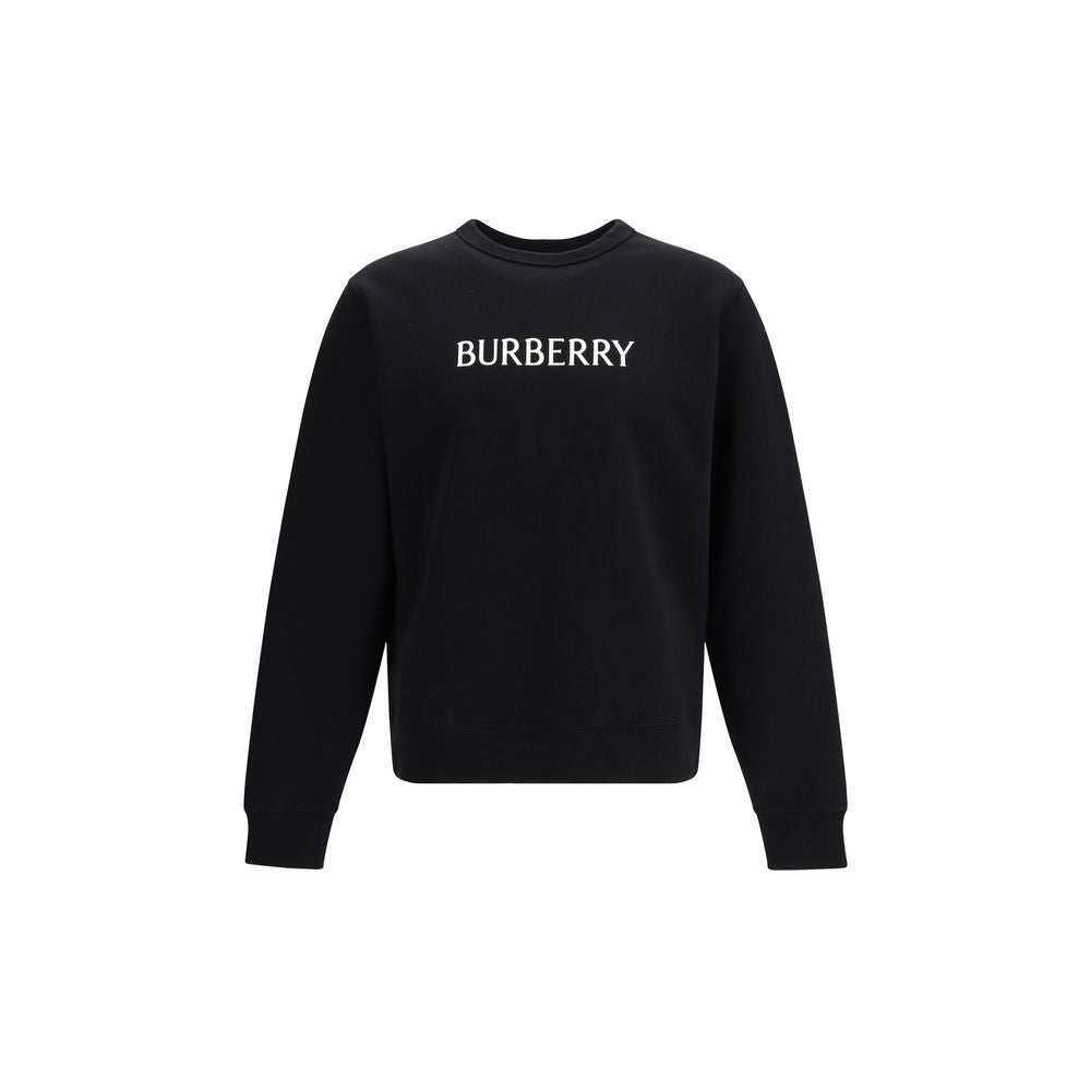 Burberry Black Cotton Sweatshirt
